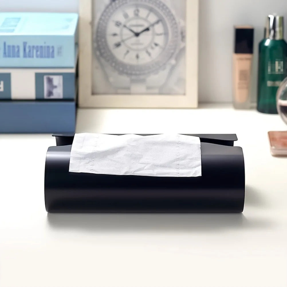 Royeva Modern Stainless Steel Napkin Holder - Polished Arch Design for Desktop