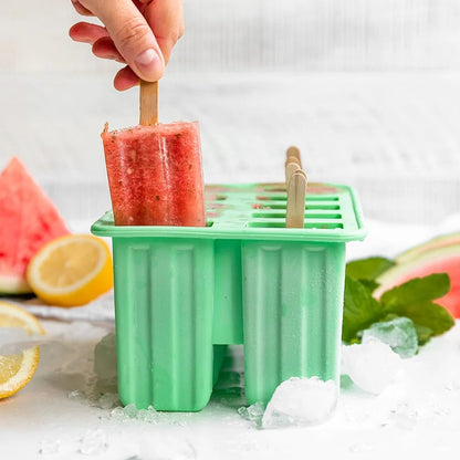 Novara Reusable Silicone Popsicle Molds - DIY Healthy Frozen Treats for Kids & Adults